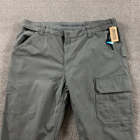 NWT Duluth Trading Co Flex Fire Hose Cargo Pants 44x30 Fits 43x28 Gunmetal Gray - Picture 2 of 14